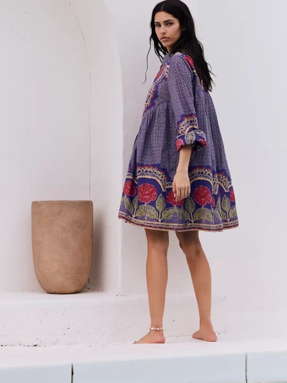 Free People- Smell The Roses Tunic Dress